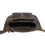 Large Belt Bag For Men Or Ladies Made Of Brown Leather