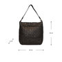 Black Hobo Bag - Shoulder Bag For Women In Braided Leather
