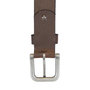  Maroon Leather Belt Made Of Genuine Leather - 3.5 cm Wide