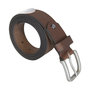  Maroon Leather Belt Made Of Genuine Leather - 3.5 cm Wide