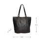 Black Shopper For Women From Braided Leather