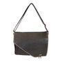 Dark Brown Laptop Bag - Messenger Bag Made of Buffalo Leather