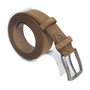 Suede Belt Cognac/Light Brown • With A Stylish Silver Buckle