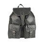 Black Leather Backpack - Large Model Backpack