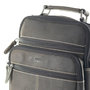 Black Shoulder Bag - Crossbody Bag Of Buffalo Leather