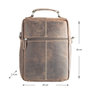 Shoulder Bag - Crossbody Bag Made Of Dark Brown Buffalo Leather