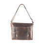 Messenger Bag - Shoulder Bag Made of Light Brown Leather