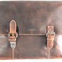 Messenger Bag - Shoulder Bag Made of Light Brown Leather
