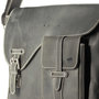Black Messenger Bag - Buffalo Leather Shoulder Bag