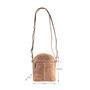 Arrigo Shoulder Bag - Crossbody Bag Of Light Brown Buffalo Leather