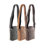 Black Leather Shoulder Bag - Crossbody Bag From Arrigo