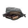 Black Leather Arrigo Shoulder Bag Made of Supple Leather