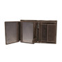 Men's wallet with RFID in light brown leather