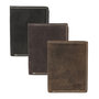 Men's Wallet - Billfold Model Made Of Light Brown Leather