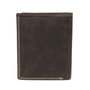 Men's Wallet - Billfold Model Made Of Dark Brown Leather