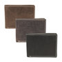 Dark Brown Leather Men's Wallet With RFID