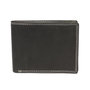 Black Leather Men's Wallet - Billfold Model