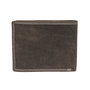 Dark Brown Leather Men's Wallet - Billfold Model