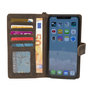 iPhone 11 Pro Max Bookcase Case Dark Brown Leather 