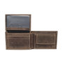 Men's Billfold Wallet Of Light Brown Leather