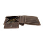 Men's wallet billfold with RFID light brown leather