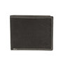 Men's Wallet Billfold Black Buffalo Leather