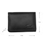 Mini Ladies Wallet Made Of Black Cowhide Leather