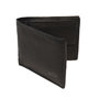 Men's Wallet Billfold Black Leather