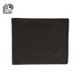 Black mens wallet leather billfold model with RFID