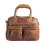 Leather Western Bag In The Color Light Brown/Cognac
