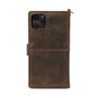 Apple iPhone XS Max Bookcase Case Light Brown Leather 