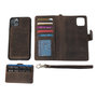 Apple iPhone X Bookcase Case Dark Brown Leather 