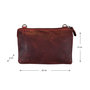 Red Leather Shoulder Bag or Purse Bag