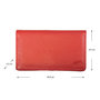 Red Ladies Wallet Made Of Genuine Leather