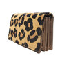 Ladies Wallet - Light Brown - Jaguar Print - Small size
