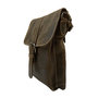 Leather Shoulder Bag Crossbody Bag made of Dark Brown Leather