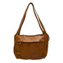 Shoulder Bag Women of Light Brown Braided Leather