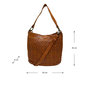 Leather Shoulder Bag Women of Supple Braided Leather