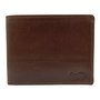 Men's Wallet Brown Buffalo Leather Billfold