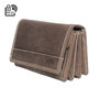 Women's wallet RFID light brown buffalo leather