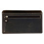 Ladies Dark Brown Buffalo Leather Wallet