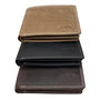 Men's Wallet - Billfold Cognac Buffalo Leather