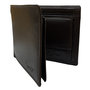 Men's Wallet - Billfold Dark Brown Leather