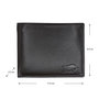 Men's Wallet - Billfold Dark Brown Leather