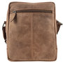 Crossbody Shoulder Bag Made Of Taupe Leather