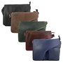 Green Messenger Bag Shoulder Bag Of Genuine Leather
