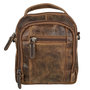 Leather Belt Bag Or Shoulder Bag Made of Brown Leather