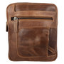 Leather Shoulder Bag Crossbody Bag Light Brown
