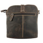 Dark Brown Leather Crossbody Bag - Shoulder bag