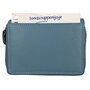 Women's RFID Light Blue Leather Wallet